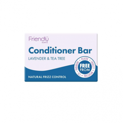 Embalagem de sabonete condicionador FRIENDLY SOAP Conditioner Bar lavanda e árvore do chá