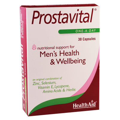 Caixa de suplemento Prostavital para saúde masculina