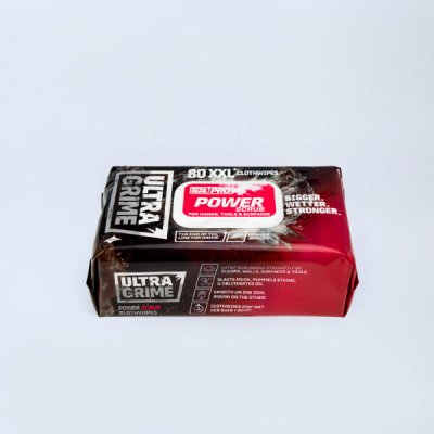 Pacote vermelho e preto de esponjas Power Scrub Ultra Grime 80 XXL