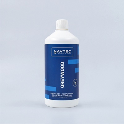 Frasco branco plástico NAVTEC GREYWOOD renovador de madeira
