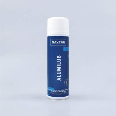 Lata de lubrificante NAVTEC ALUMILUB azul com tampa branca