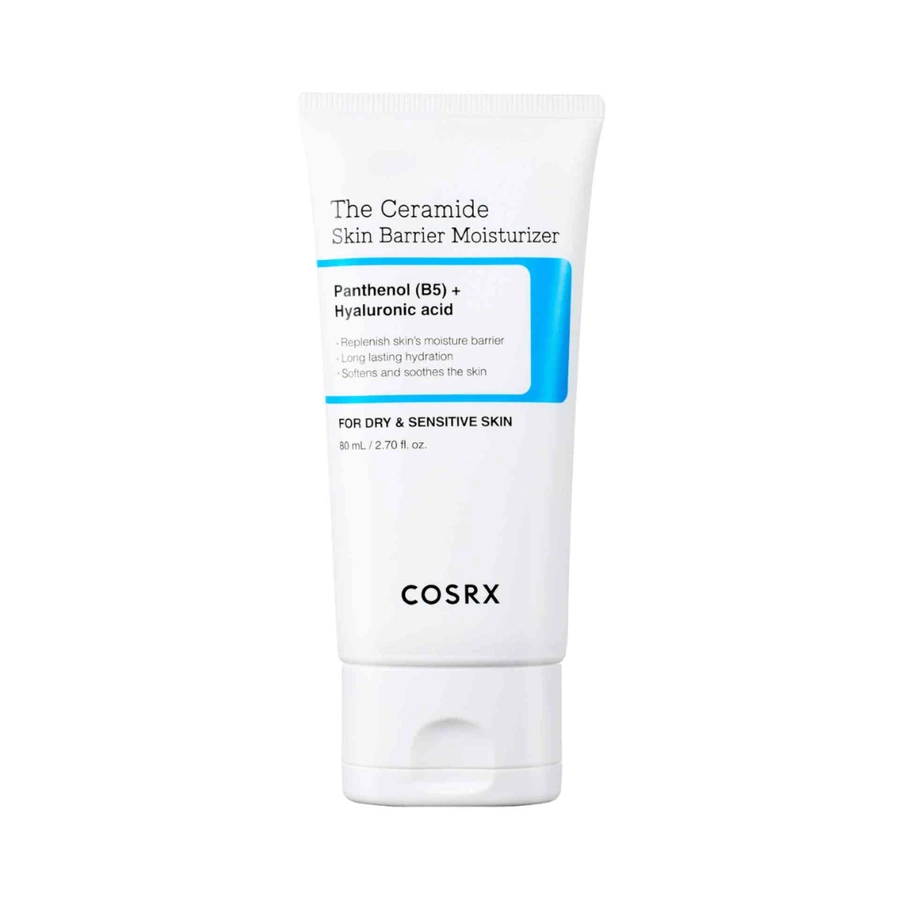 Bisnaga branca do creme hidratante COSRX The Ceramide Skin Barrier Moisturizer