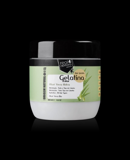 Gelatina capilar Real Natura Aloe Vera Hidra 500ml