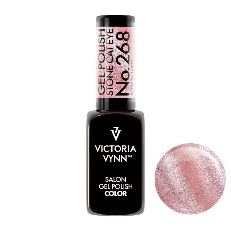 Frasco de verniz gel Victoria Vynn cor rosa cintilante