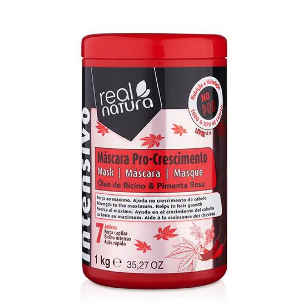 Máscara capilar Real Natura Intensive Pro-Crescimento 1 kg