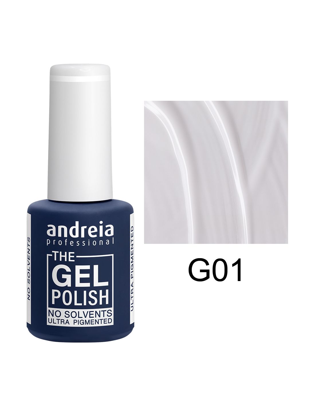 Verniz gel branco Andreia Professional código G01