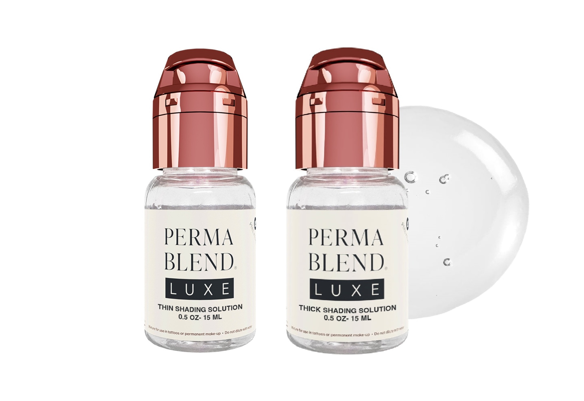 Dois frascos de solução de sombreamento Perma Blend Luxe