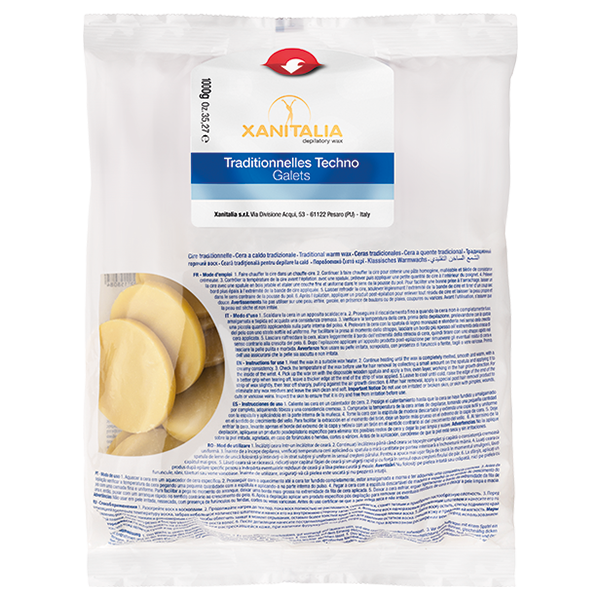 Pacote de discos de parafina amarelos da marca XANITALIA