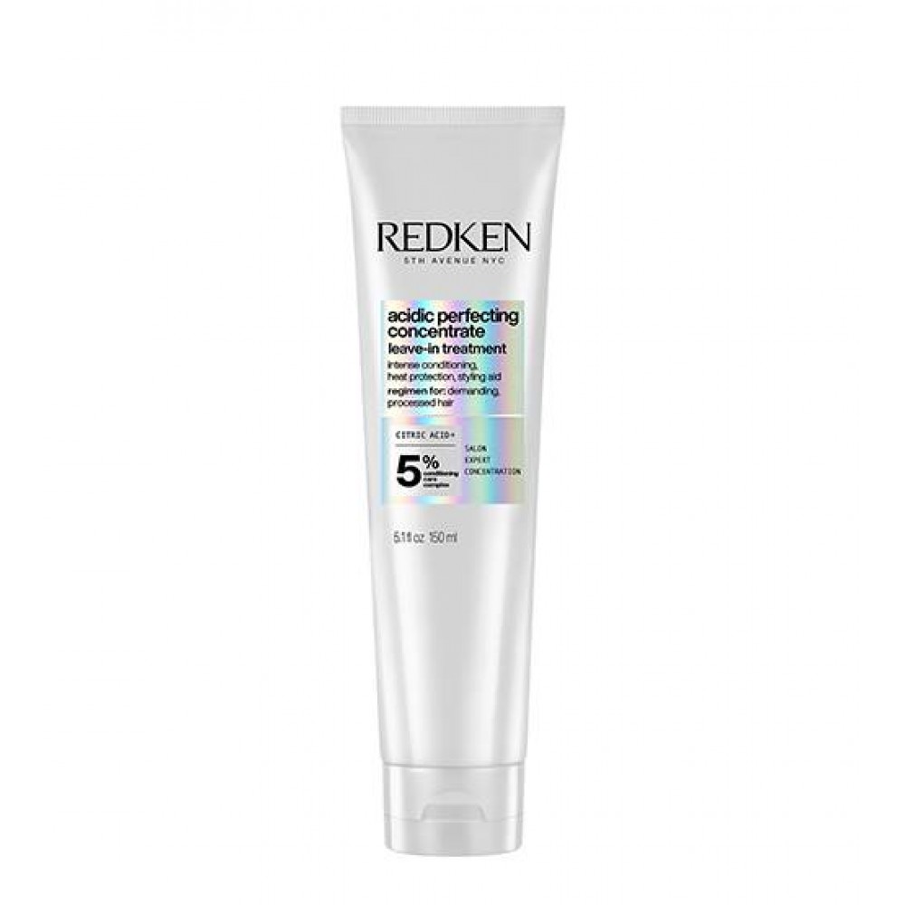 Frasco branco de tubo do tratamento leave-in Redken Acidic Perfecting Concentrate