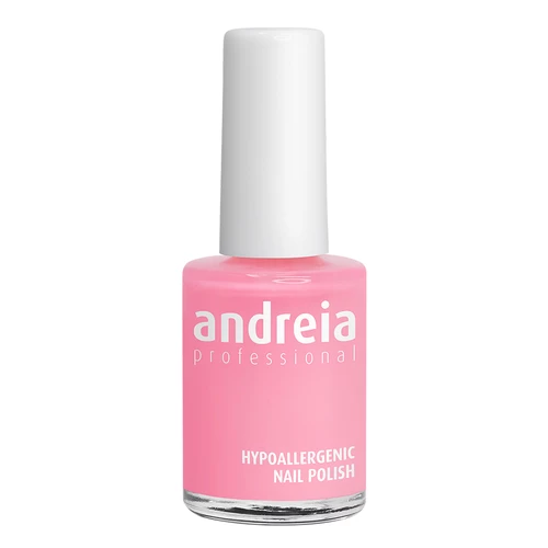 Frasco rosa de verniz de unhas Andreia Professional