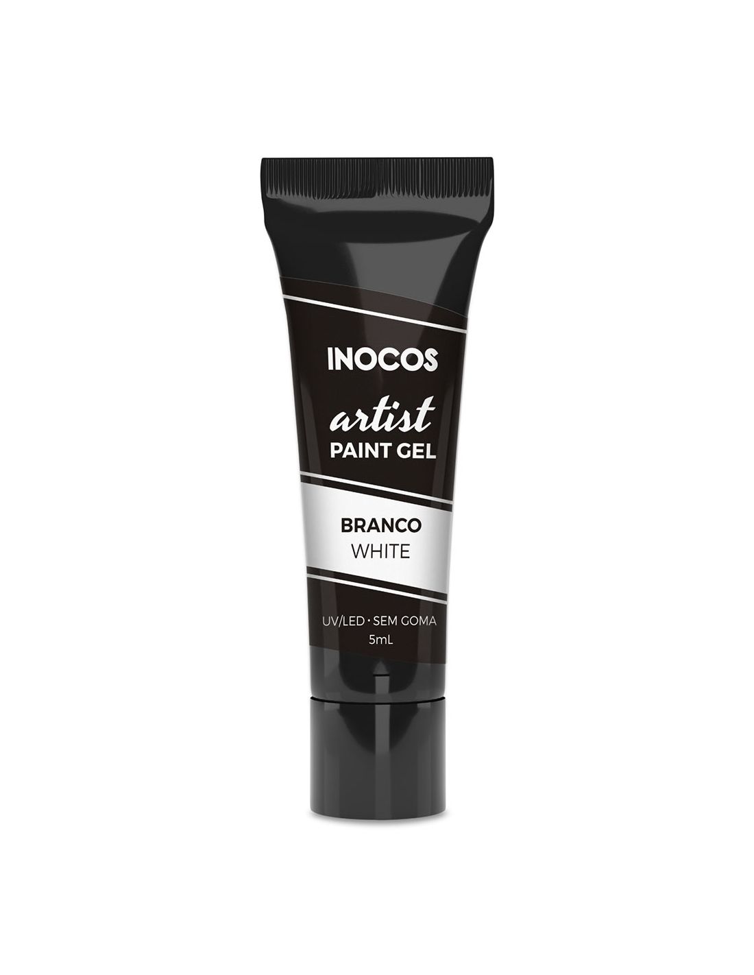 Tubo preto de gel para pintura INOCOS branco