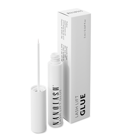Cola para pestanas NANOLASH Lash Lift Glue com aplicador e caixa branca