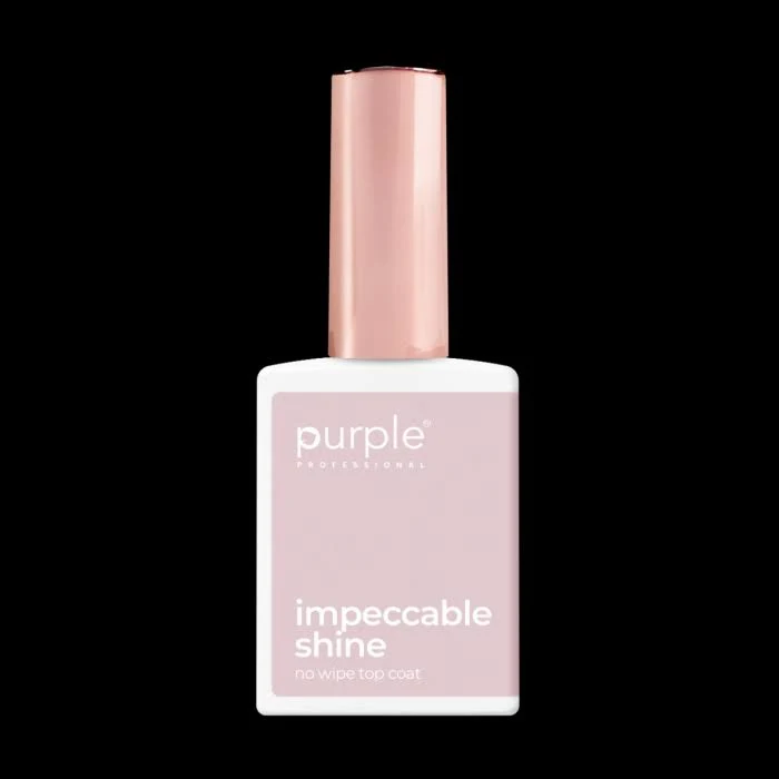 Frasco de verniz de unhas rosa da marca Purple Professional
