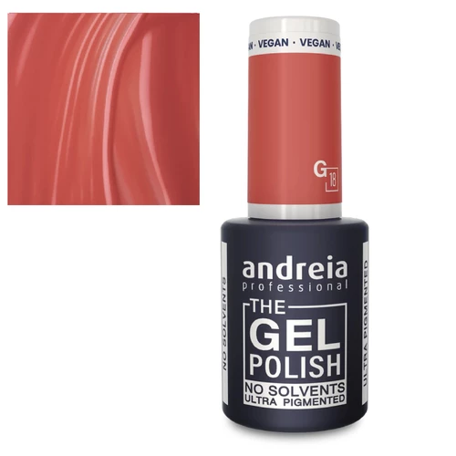 Esmalte de unhas Andreia the gel polish cor rosa-coral