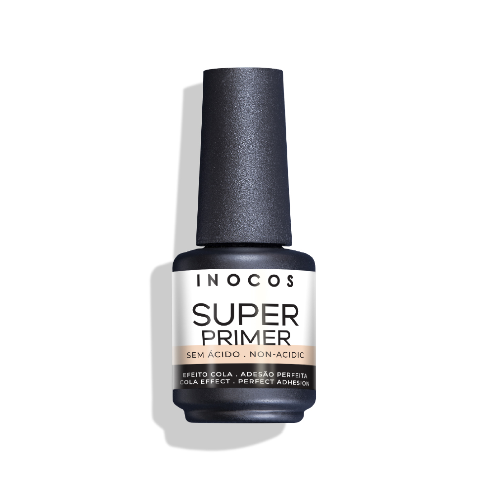 Frasco de primer para unhas INOCOS SUPER PRIMER sem ácido