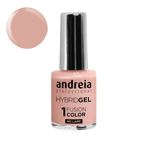 Verniz de unhas rosa nude andreia professional Hybrid Gel Fusion Color 1
