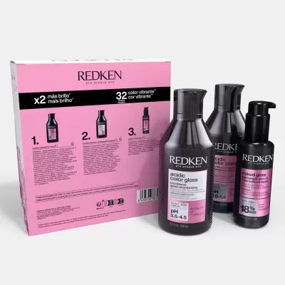 REDKEN&#x20;Coffret&#x20;Spring&#x20;Acidic&#x20;Color&#x20;Gloss&#x20;-&#x20;Coffret&#x20;Fixador&#x20;de&#x20;Cor&#x20;Cabelo
