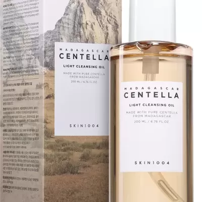 SKIN1004&#x20;Madagascar&#x20;Centella&#x20;Light&#x20;Cleansing&#x20;Oil&#x20;-&#x20;&#x00F3;leo&#x20;de&#x20;limpeza&#x20;removedor&#x20;de&#x20;maquilhagem&#x20;efeito&#x20;calmante&#x20;200ml