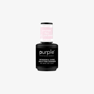 Frasco de verniz para unhas black mat e rosa com texto