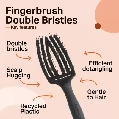 Olivia&#x20;Garden&#x20;Escova&#x20;Fingerbrush&#x20;Double&#x20;Bristles