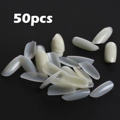 Tips&#x20;de&#x20;Treino&#x20;50&#x20;pcs&#x20;&#x28;&#x20;Oval&#x20;Natural&#x20;&#x29;