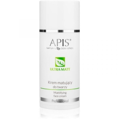 Frasco branco de creme para rosto da APIS Natural Cosmetics