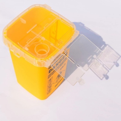 Contentor&#x20;para&#x20;L&#x00E2;minas&#x2F;Agulhas&#x20;Descart&#x00E1;veis&#x20;1L