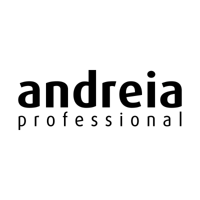 Logótipo preto com o texto andreia professional em fundo branco