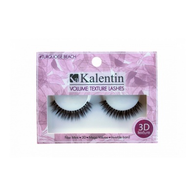 Caixa de pestanas posticas Kalentin Volume Texture Lashes com textura 3D