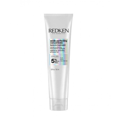 Frasco branco de tubo do tratamento leave-in Redken Acidic Perfecting Concentrate