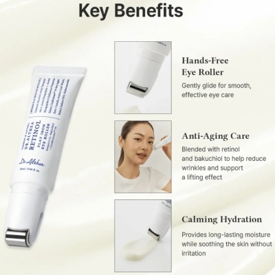 Dr.&#x20;Althea&#x20;Contorno&#x20;dos&#x20;Olhos&#x20;Retinol&#x20;Flat&#x20;Iron&#x20;Eye&#x20;Roller&#x20;25ml