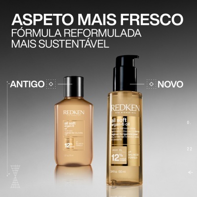 REDKEN&#x20;All&#x20;Soft&#x20;Argan-6&#x20;-&#x20;&#x00D3;leo&#x20;De&#x20;Tratamento&#x20;Leave&#x20;In&#x20;100ml