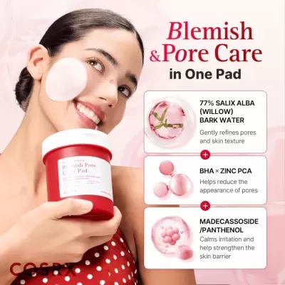 COSRX&#x20;One&#x20;Step&#x20;Original&#x20;Blemish&#x20;Pore&#x20;Clear&#x20;Pad&#x20;-&#x20;discos&#x20;de&#x20;t&#x00F3;nico&#x20;esfoliantes&#x20;100&#x20;pads