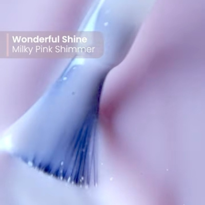 Wonderful&#x20;shine&#x20;milky&#x20;pink&#x20;shimmer&#x20;top&#x20;coat&#x20;15ml&#x20;P461
