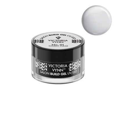 Gel construtor para unhas Victoria Vynn em embalagem transparente com tampa preta