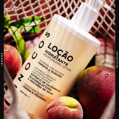 INOCOS&#x20;Creme&#x20;Lo&#x00E7;&#x00E3;o&#x20;Hidratante&#x20;Manga&#x20;e&#x20;P&#x00EA;ssego&#x20;500ml