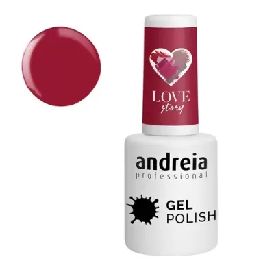Frasco de verniz gel para unhas Andreia Professional vermelho