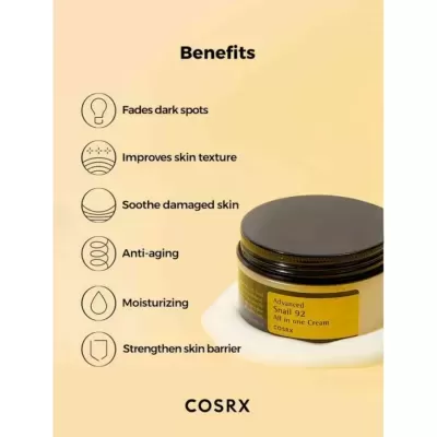 COSRX&#x20;Advanced&#x20;Snail&#x20;92&#x20;All&#x20;in&#x20;One&#x20;Cream&#x20;100gr