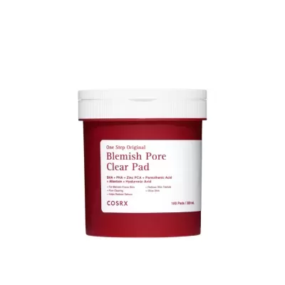 COSRX&#x20;One&#x20;Step&#x20;Original&#x20;Blemish&#x20;Pore&#x20;Clear&#x20;Pad&#x20;-&#x20;discos&#x20;de&#x20;t&#x00F3;nico&#x20;esfoliantes&#x20;100&#x20;pads