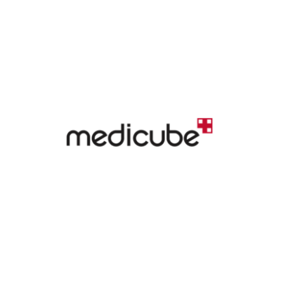 Logo medicube em fundo branco
