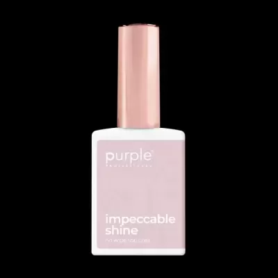 Frasco de verniz de unhas rosa da marca Purple Professional