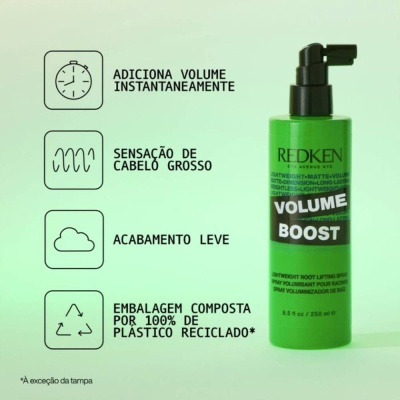 REDKEN&#x20;Volume&#x20;Boost&#x20;-&#x20;Spray&#x20;Volumizador&#x20;250ml