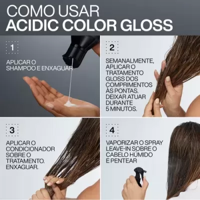 REDKEN&#x20;Acidic&#x20;Color&#x20;Gloss&#x20;-&#x20;Shampoo&#x20;Para&#x20;Cabelos&#x20;Pintados&#x20;300ml