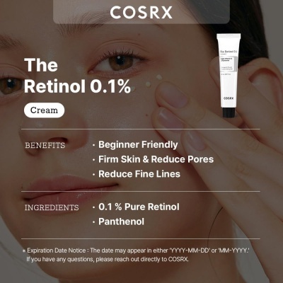 Cosrx&#x20;Retinol&#x20;0.1&#x20;-&#x20;Creme&#x20;Facial&#x20;20ml