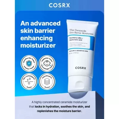 COSRX&#x20;The&#x20;Ceramide&#x20;Skin&#x20;Barrier&#x20;Moisturizer&#x20;-&#x20;Creme&#x20;com&#x20;ceramidas&#x20;80ml