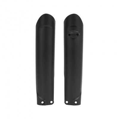 Protetores de suspensão dianteira de bicicleta preto fosco