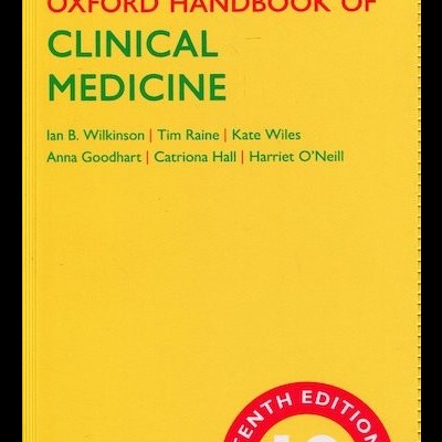 Capa do livro Oxford Handbook of Clinical Medicine, 10ª edição