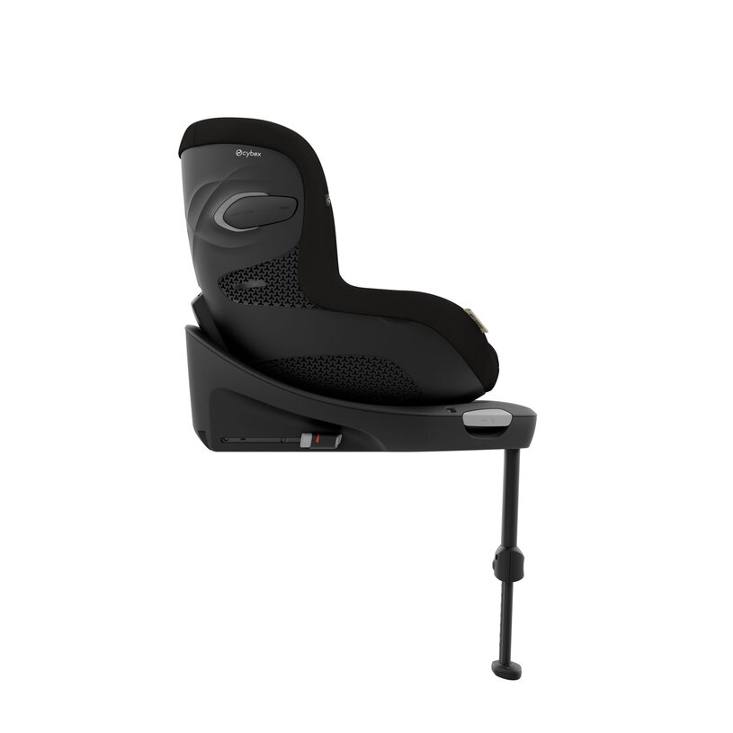 Cadeira auto preta para criança Cybex vista lateral