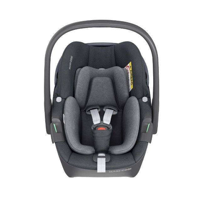 Cadeira auto para bebé Maxi-Cosi cinza escuro com arnês ajustável
