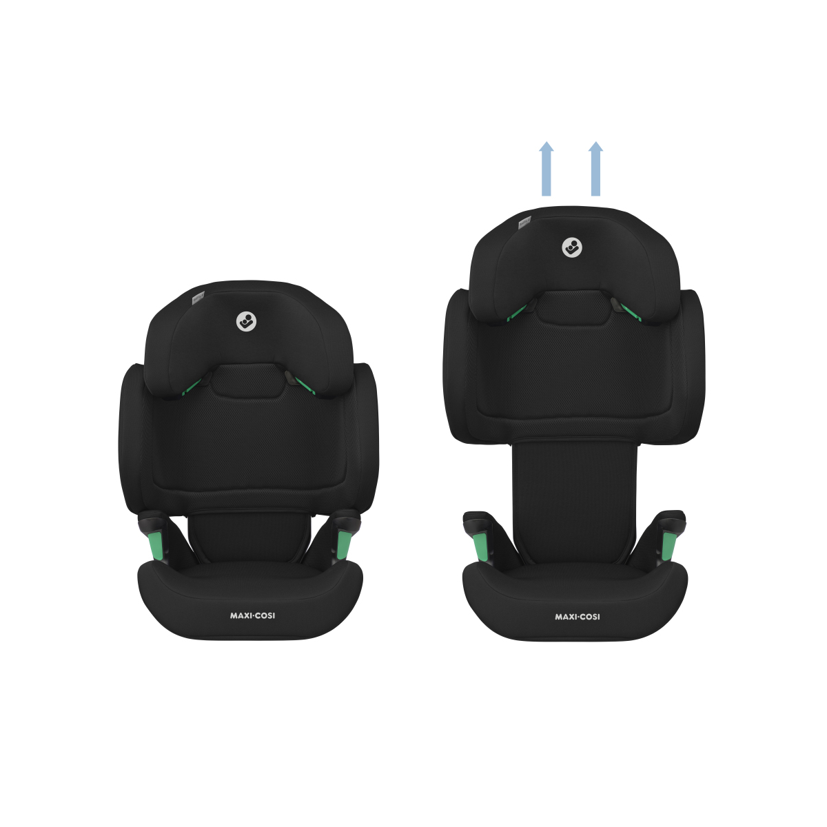 Cadeiras auto infantis MAXI-COSI pretas com apoio de cabeça ajustável